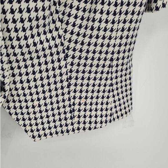 David Hayes‎ Vintage 60s Houndstooth 4 Piece Pleated Maxi Skirt set Outfit Suit - Picture 10 of 16